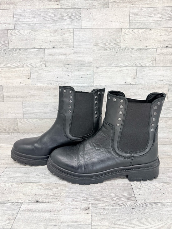 No Brand Shoes - Black Leather Chelsea Boots with Stud Accents Sz 40/9-9.5 Woman’s